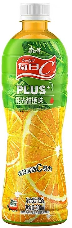 康师傅【阳光甜橙汁】每日C PLUS 500ml